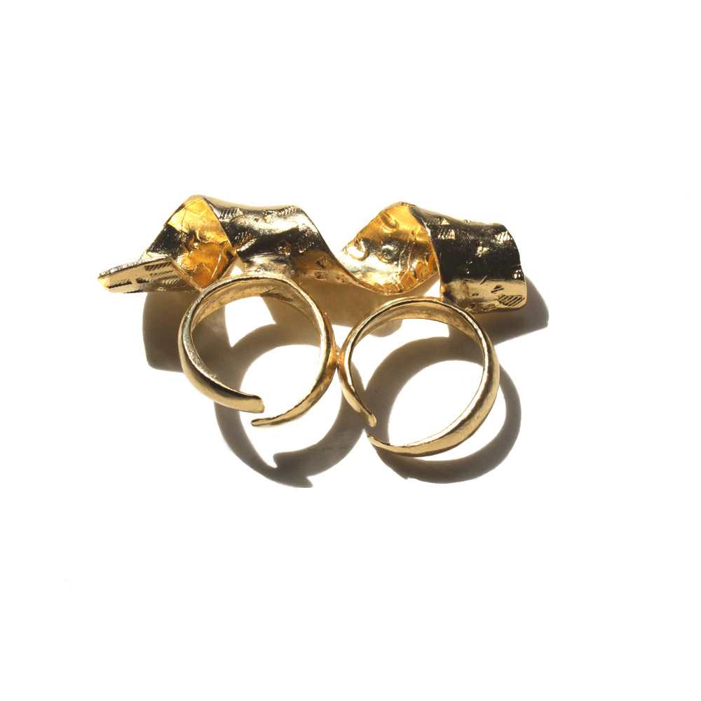 Bouclé double ring