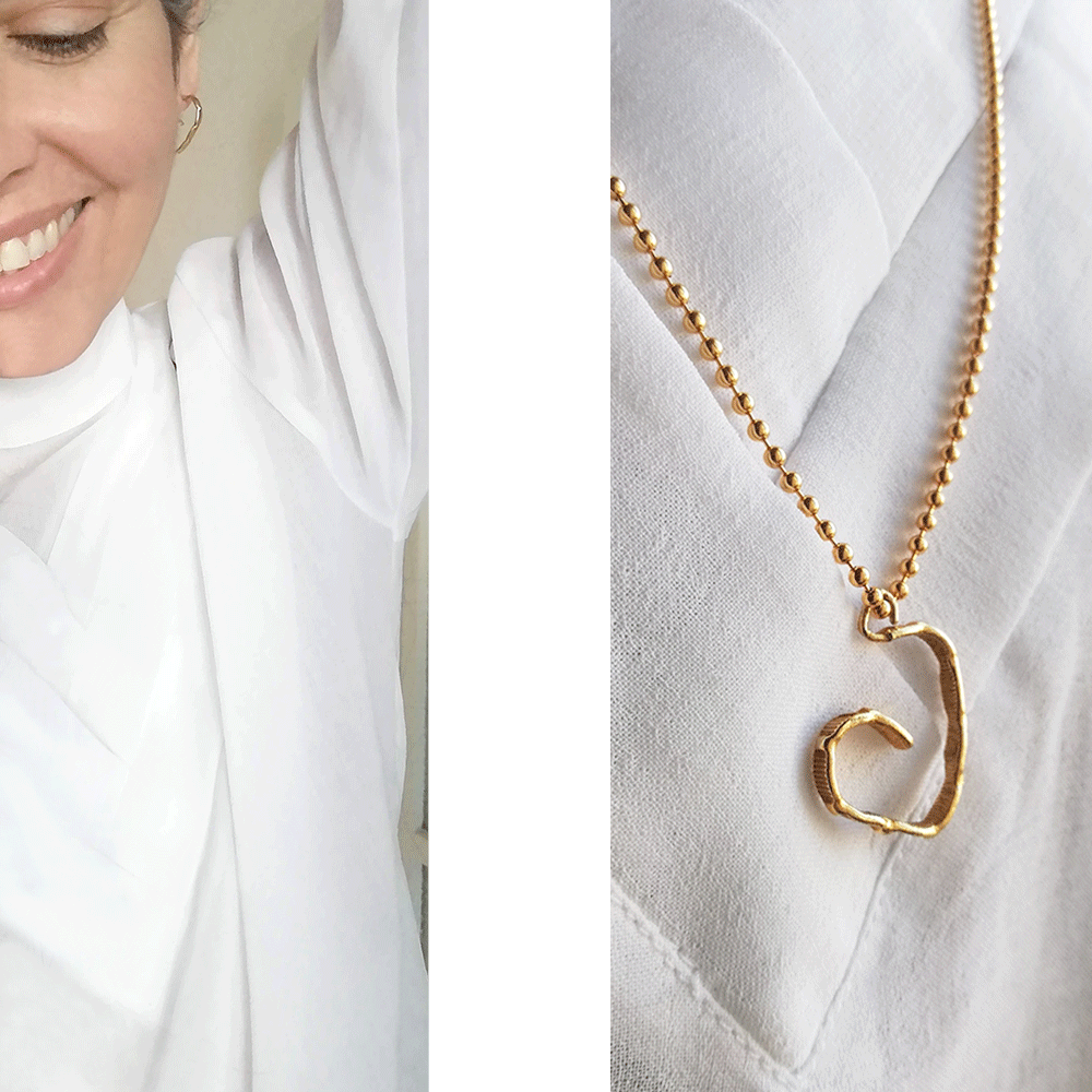 COR necklace GOLD - Imagen 4